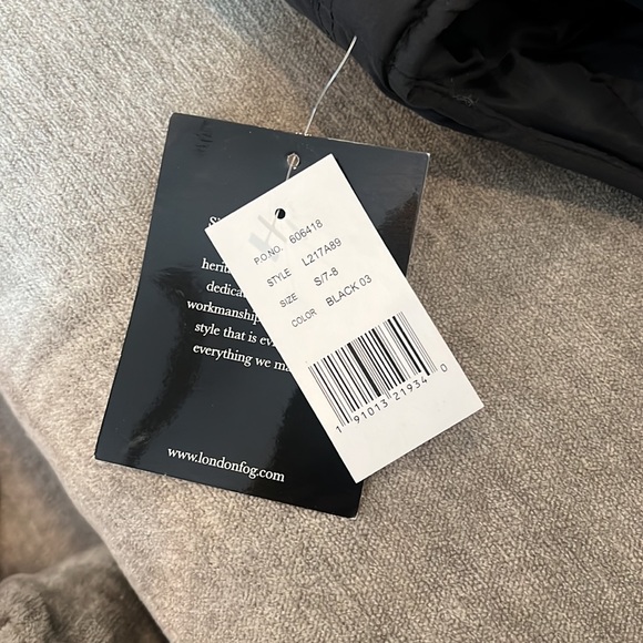 LONDON FOG Girls Classic Snow Bib Ski Snowsuit - Picture 4 of 4